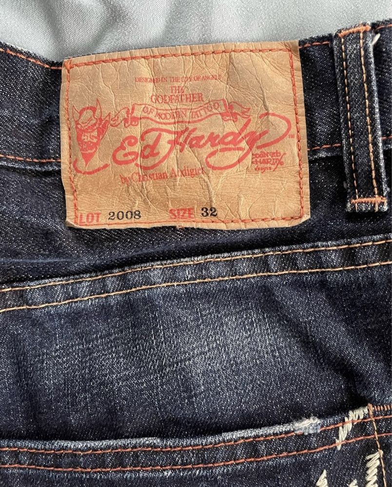 Rare ed hardy y2k 2008 jeans