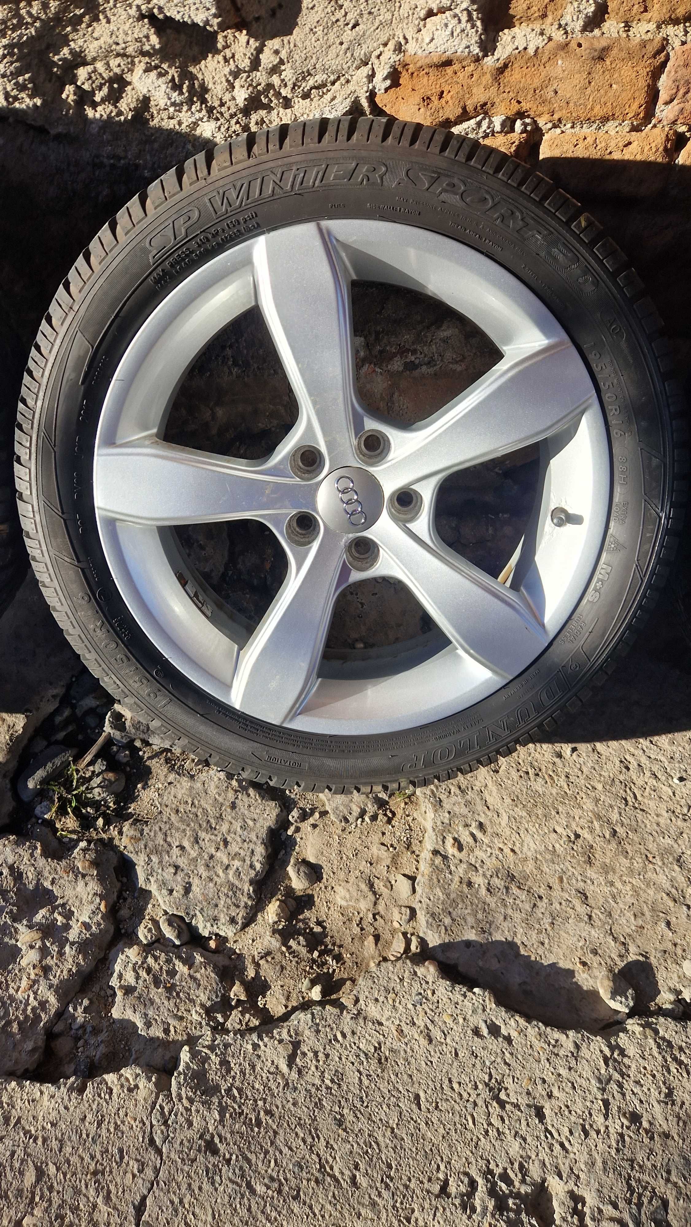 Джанти със зимни гуми AUDI A1  195/50/16 6J×16 ET30