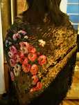 sal matase vegetala broderie fir metalic