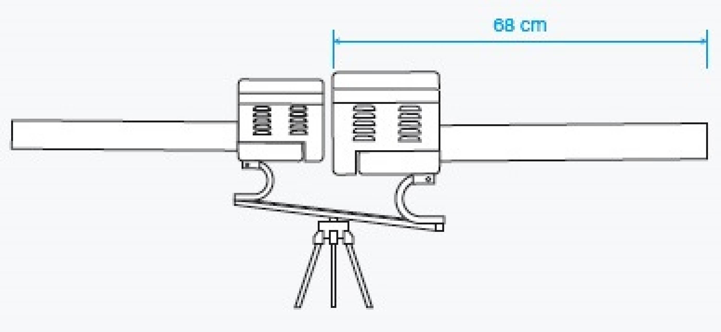 Tun anti pasari si animale salbatice Guardian-2 Double Rotary