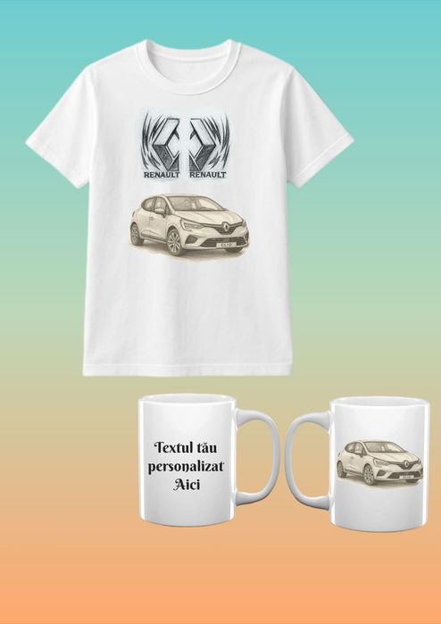 Set cadou: tricou, cană și breloc personalizate la 100 lei