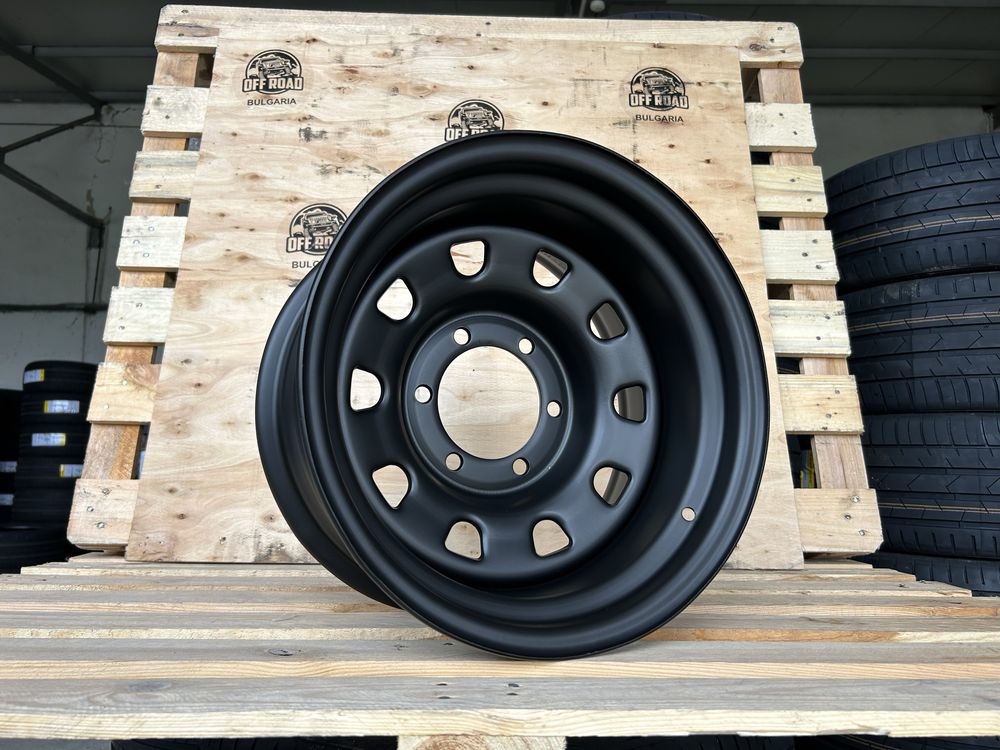 15" 6х139.7  Минусови Стоманени Джанти 4х4 Toyota Nissan Mitsubishi