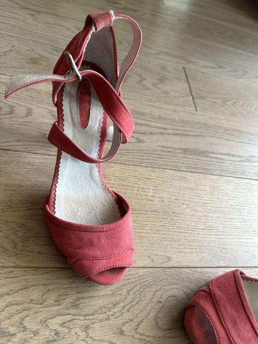 Sandale din piele intoarsa Smillung Shoes, 37