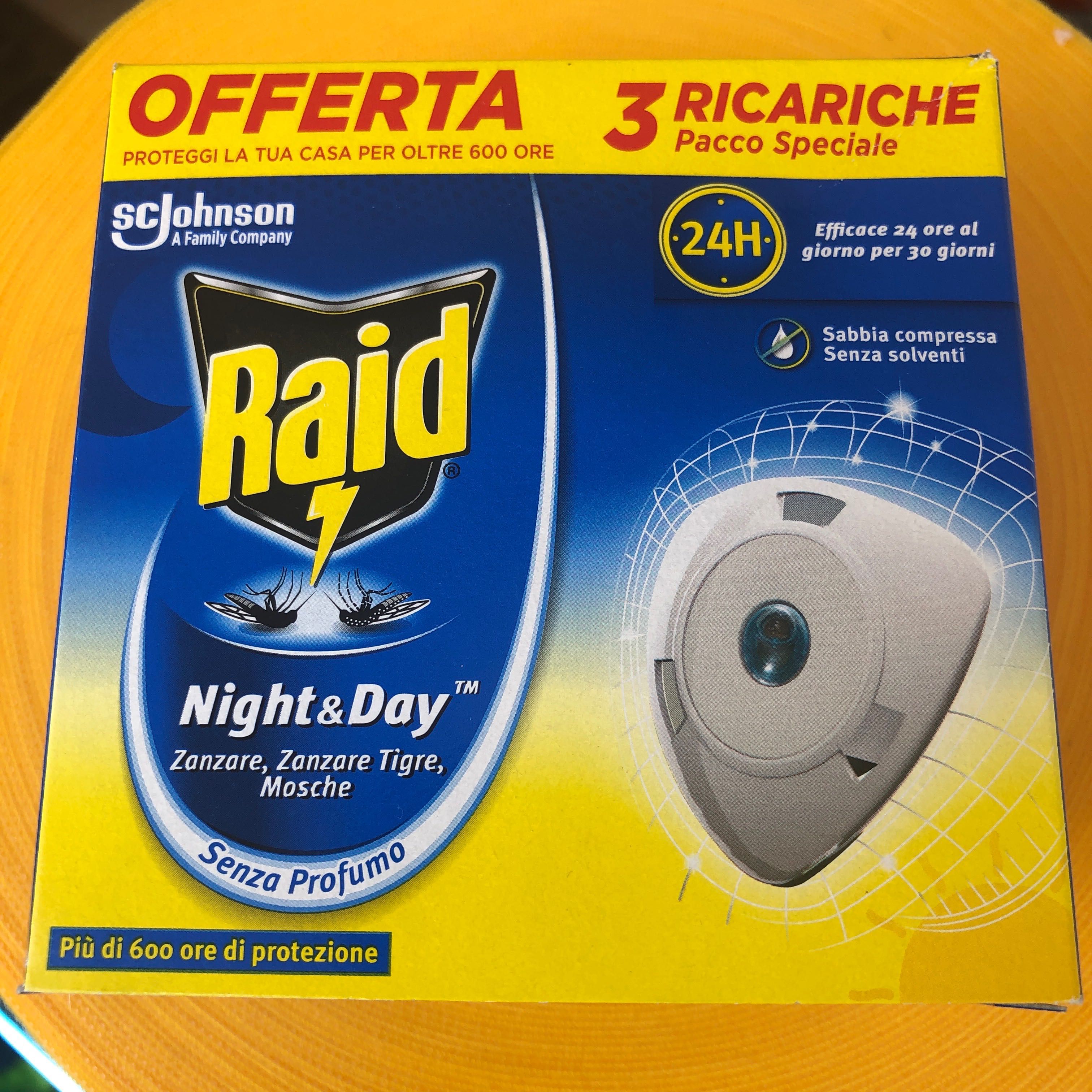 Raid Night&Day Райд Ден Нощ Препарат срещу Папатаци Пясъчни мухи Комар