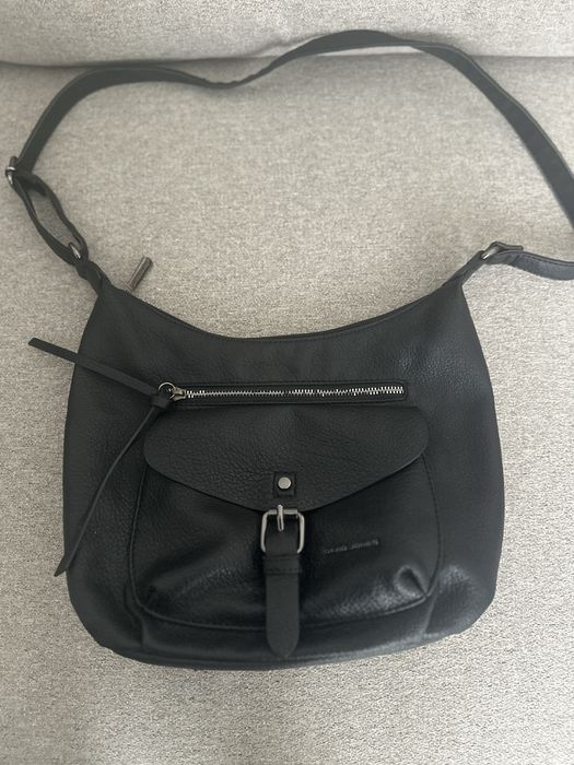 Черна кожена чантичка Diesel