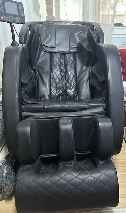 Fotoliu de masaj Royal Black , Lila Care , incalzire , bluetooth