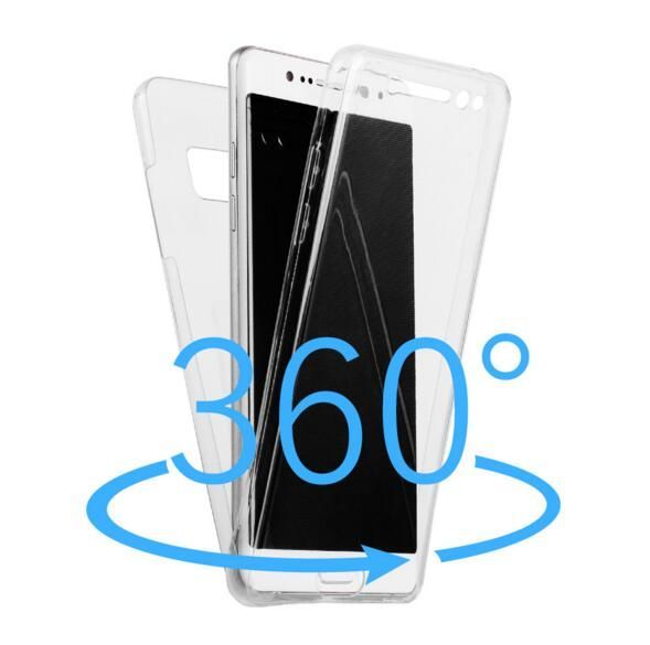 Husa 360 Full Cover Din Silicon Transparent - Samsung J3 J5 J7 2017