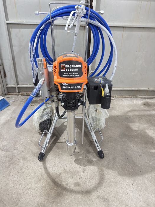 Машина за безвъздушно шпакловане и боядисване