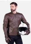 Geaca Piele Cafe Racer chopper  retro vintage, marimea XL