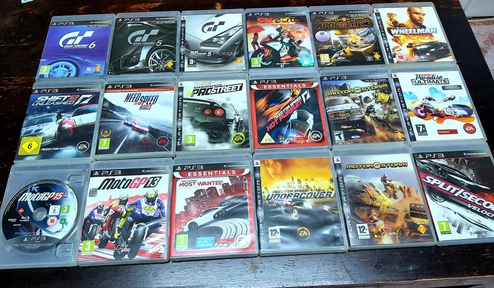 NFS/Moto Gp/Forza M/WRC/Motorstorm/G Turismo/Grid PlayStation3/Xbox360