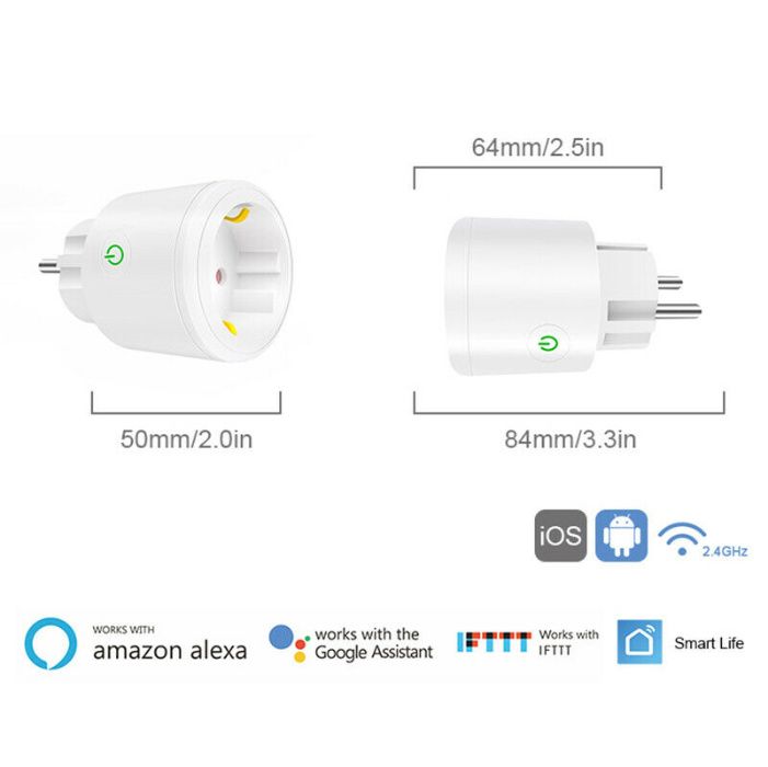 Priza inteligenta programabila WiFi, 16A, 3680W Noua ambalata!