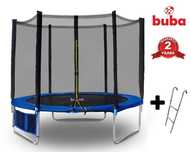 НА СКЛАД! Buba Детски батут 8FT (252 см) с мрежа и стълба