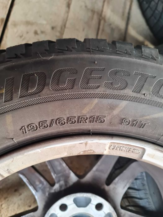 Лети джанти 5х112 15"зимни гуми 195 65 15