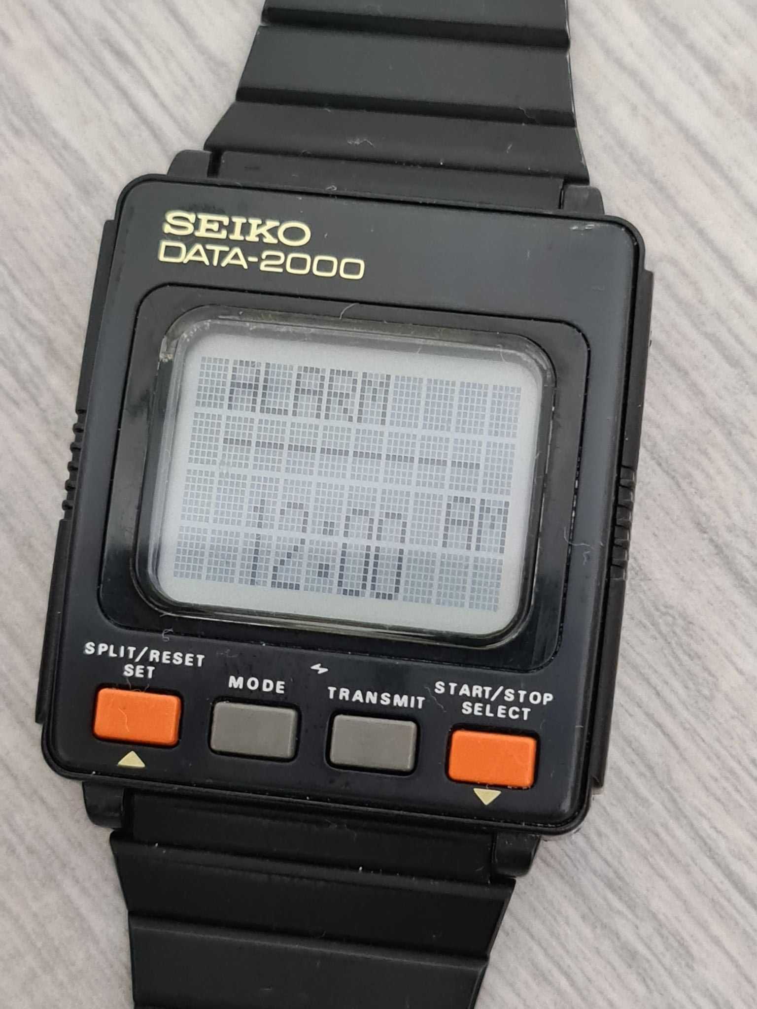 Ceas Seiko DATA-2000 LCD 1983 Vintage foarte Rar made in Japan