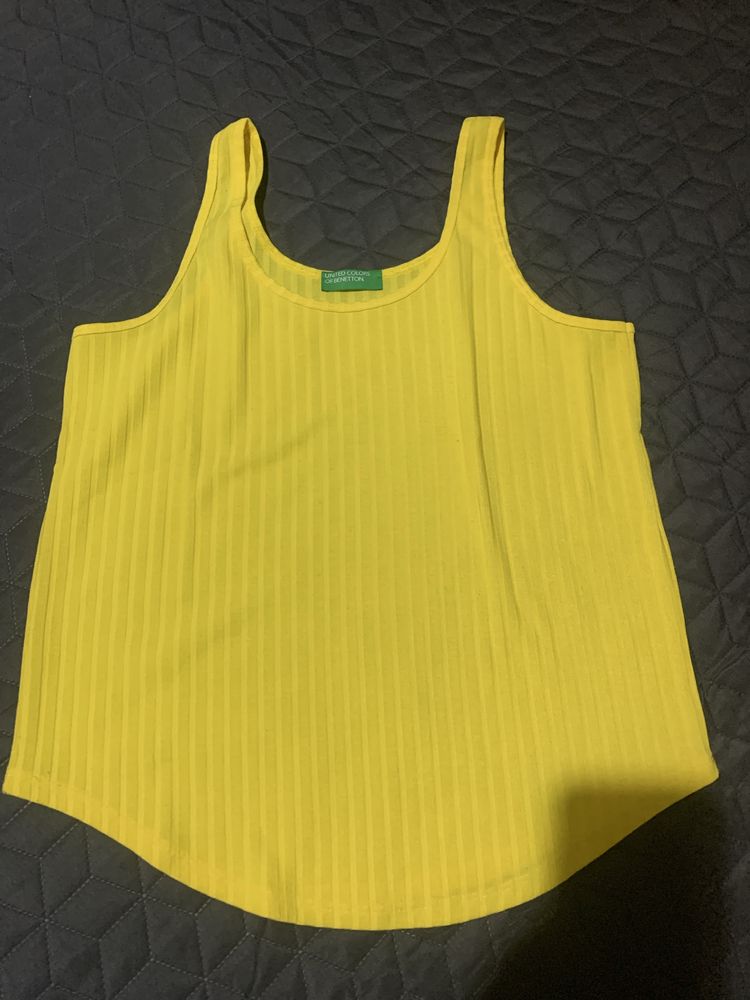 Потници Benetton S в жълт цвят