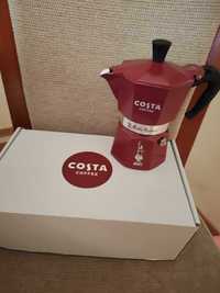 BIALETTI  кафеварка за 3 чаши+1чаша Costa