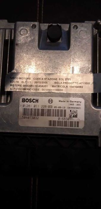 Calculator motor BOSCH pentru camion  IVECO Daily (504073032)
