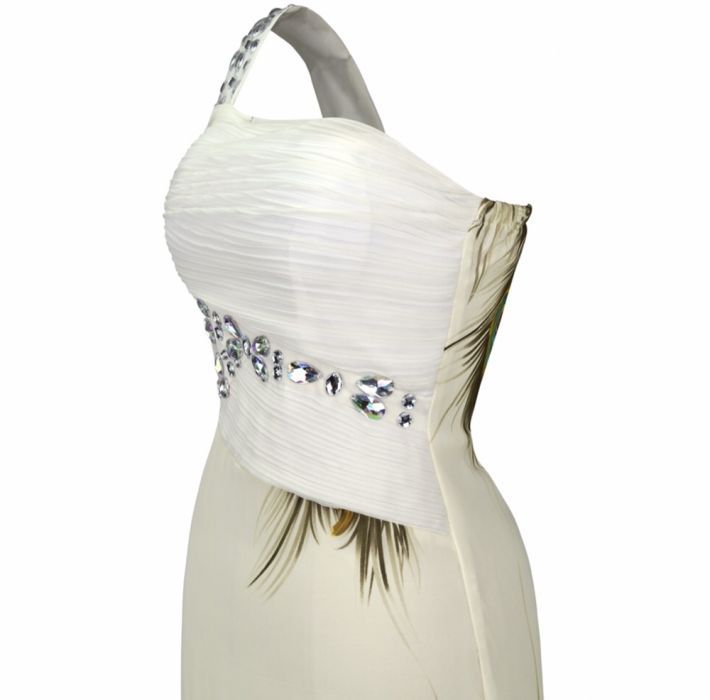 Официална рокля с камъни