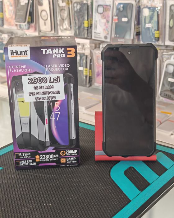 Ihunt Tank 3 Pro, 16/512 GB, Nou, 2 ani garanție