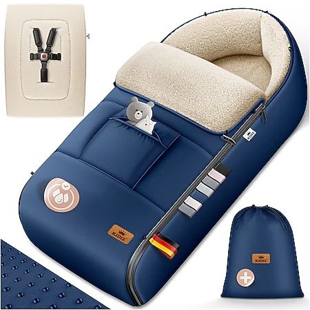 Бебешко чувалче за количка 95 x 50 см, ветро и водоустойчиво, подплате