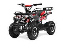 ATV electric NITRO Torino Quad 1000W 36V 12Ah, grafiti White