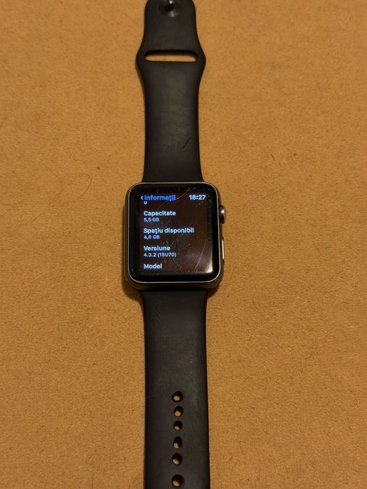 Apple Watch 1 42MM, 7000 series, perfect functional, baterie buna