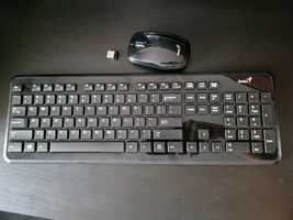 Vând tastatura + mouse genius full wireless