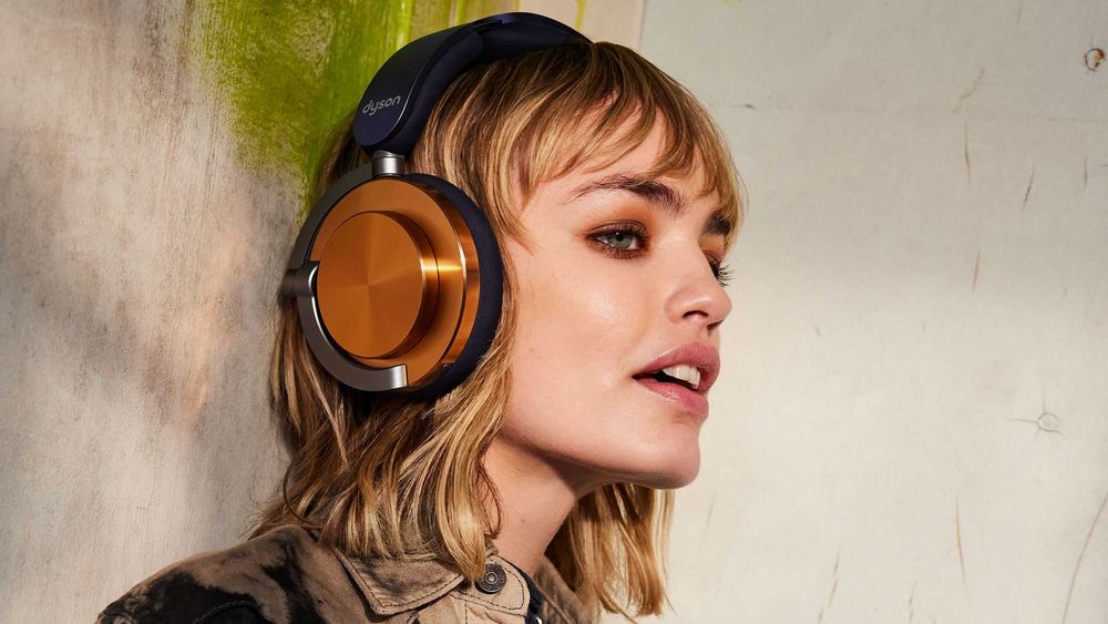 Наушники Dyson OnTrac noise cancelling headphones CNC Copper!