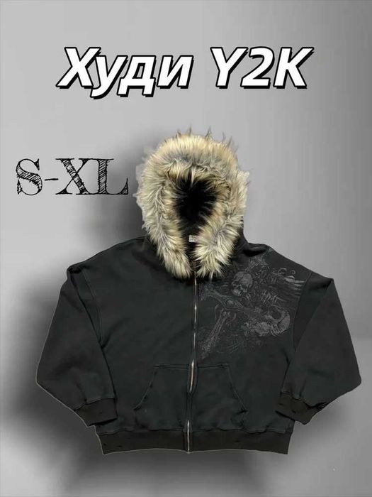 Худи Y2K Massimo Dutti