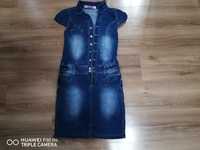 Стильное джинсовое платье