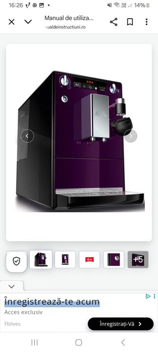 Vând espressor Melitta