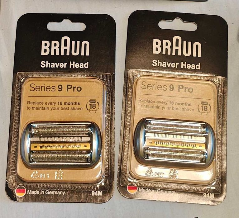 Vând doua rezerve Braun 94M, originale, pentru Braun Series 9 Pro