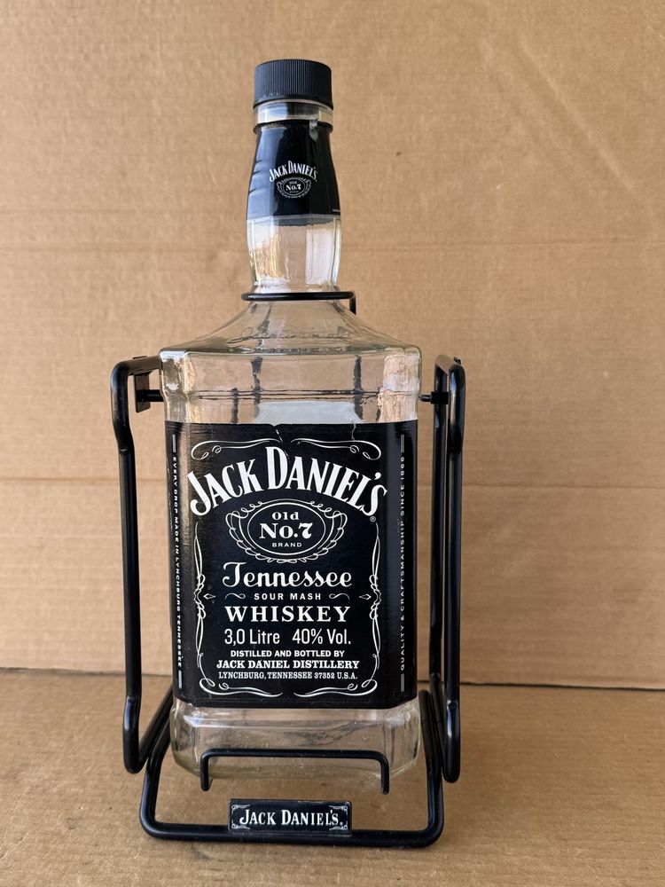 Люлка, Бутилка от Уиски JACK DANIELS (Джак Даниелс) 3L