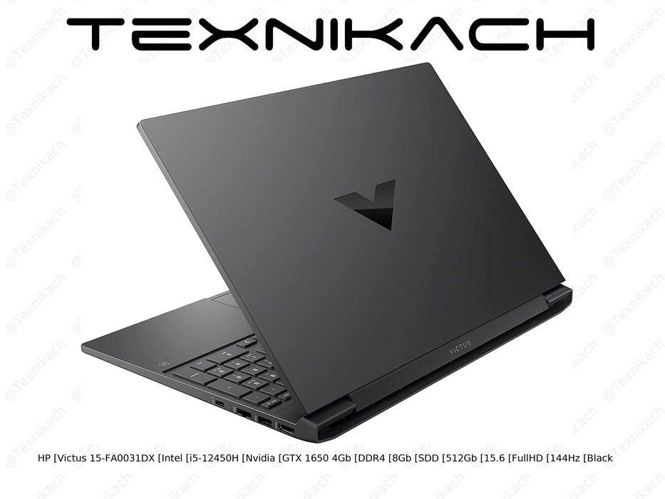 Ноутбук• HP Victus 15-FA0031DX (Intel i5-12450H + Nvidia GTX 1650 4Gb)