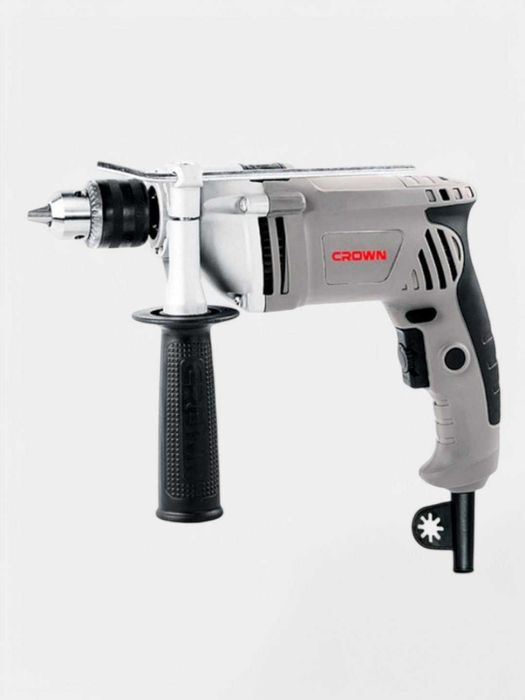 Дрель ударная CROWN CT10077 — 810 Вт, 13 мм, 2 режима работы