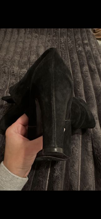 Cizme piele întoarsă 39,5 Del Carlo originale