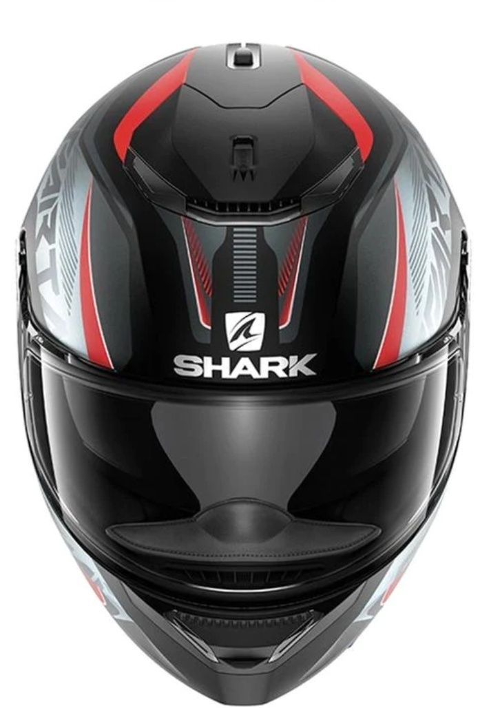 Casca Shark Spartan Karken Matte Black/Red/Anthracite  mărimea L