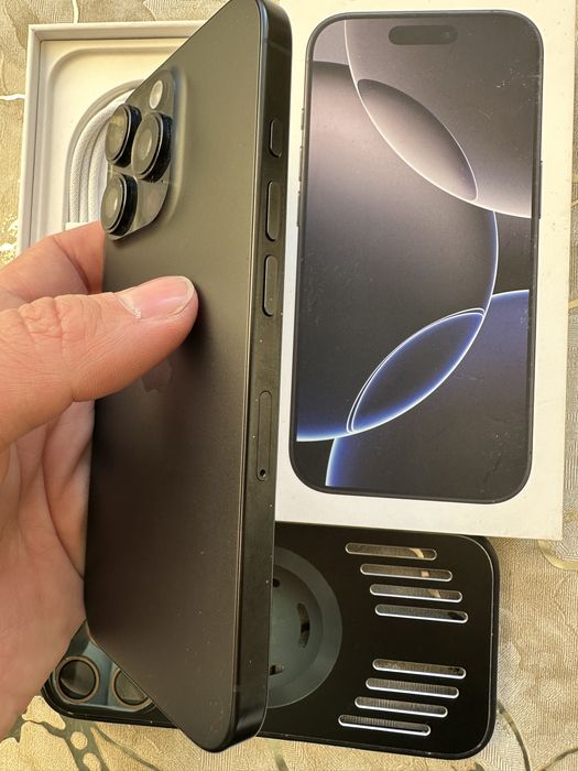 iPhone 16 Pro Black 256Gb, full box