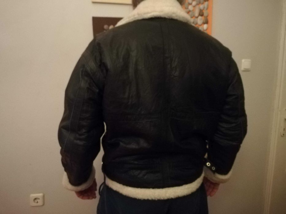 Кожено яке пилотско естествена кожа номер,54