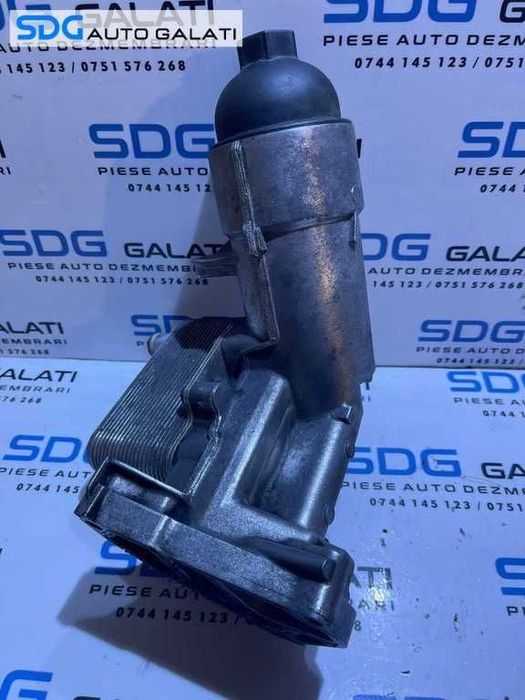 Corp Carcasa Filtru Ulei Termoflot Radiator Racitor Ulei BMW Seria 3 E90 E91 3.0 D M57 2004 - 2010 Cod 7788453