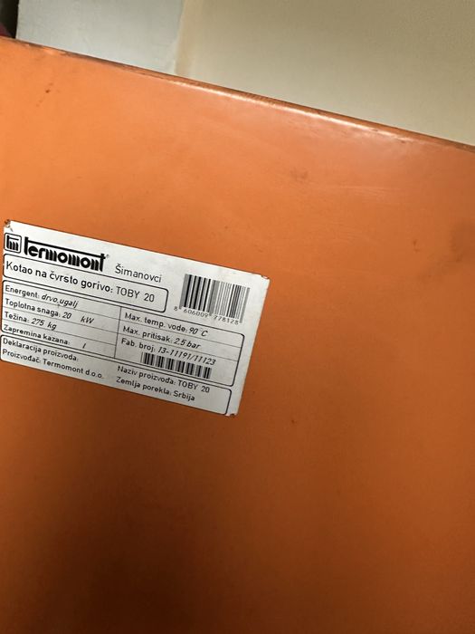 Vand centrala peleti termonont toby 20kw