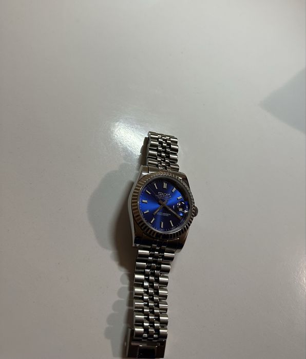 Часовник Seiko Mod Datejust Royal Blue NH35