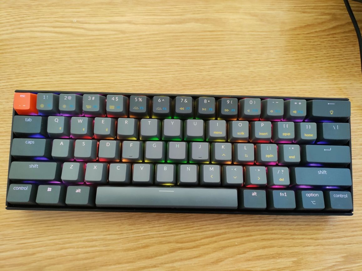Keychron K12 60% tastatura mecanica custom lubed, sunet impecabil