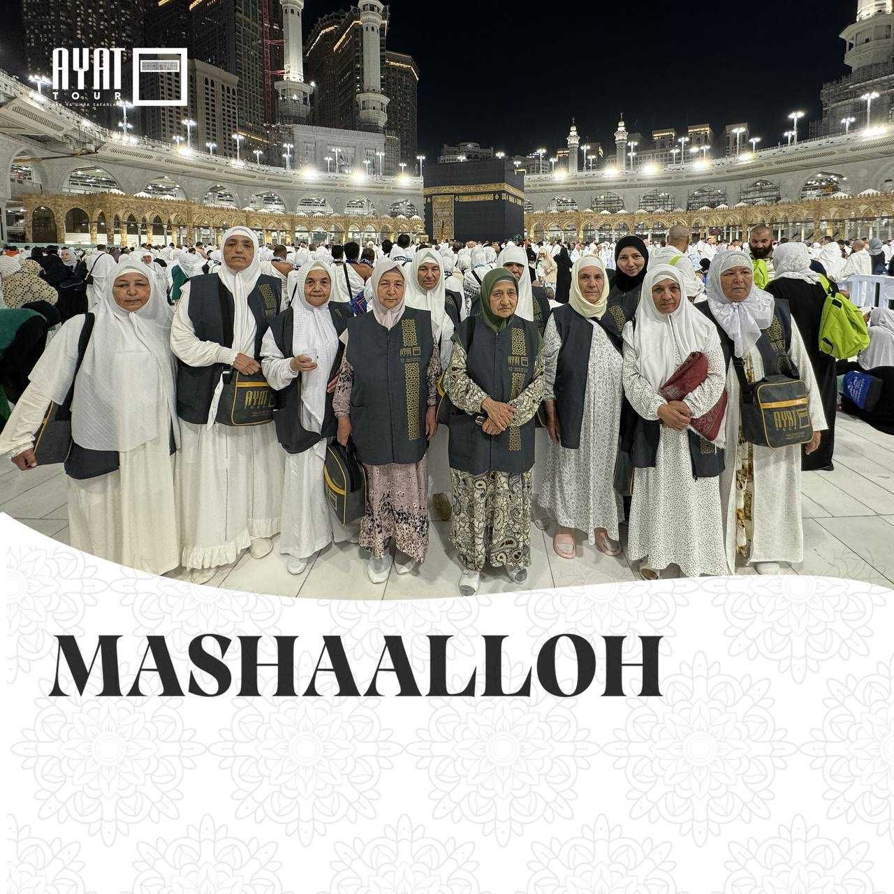 AYAT TOUR kompaniyasi bilan Umra ziyoratiga boring!