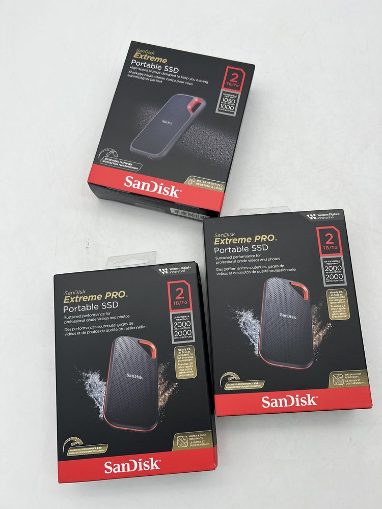 SSD extern SanDisk Extreme Pro, 2TB, USB-C  sigilate