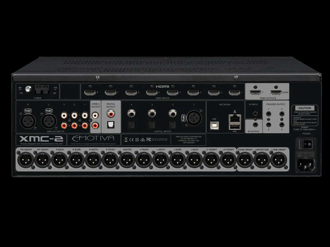 Emotiva XMC-2 16 Channel Dolby Atmos & DTS:X Cinema Processor