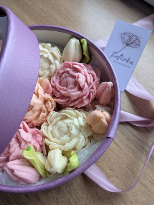 Цветы из зефира на заказ.прекрасный подарок в любой день