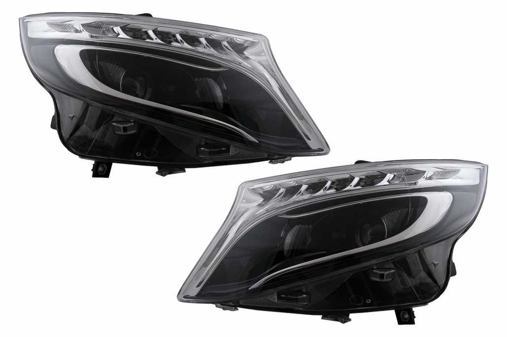 Faruri LED compatibil cu Mercedes V-Class W447 Vito (2014-2017) Negru