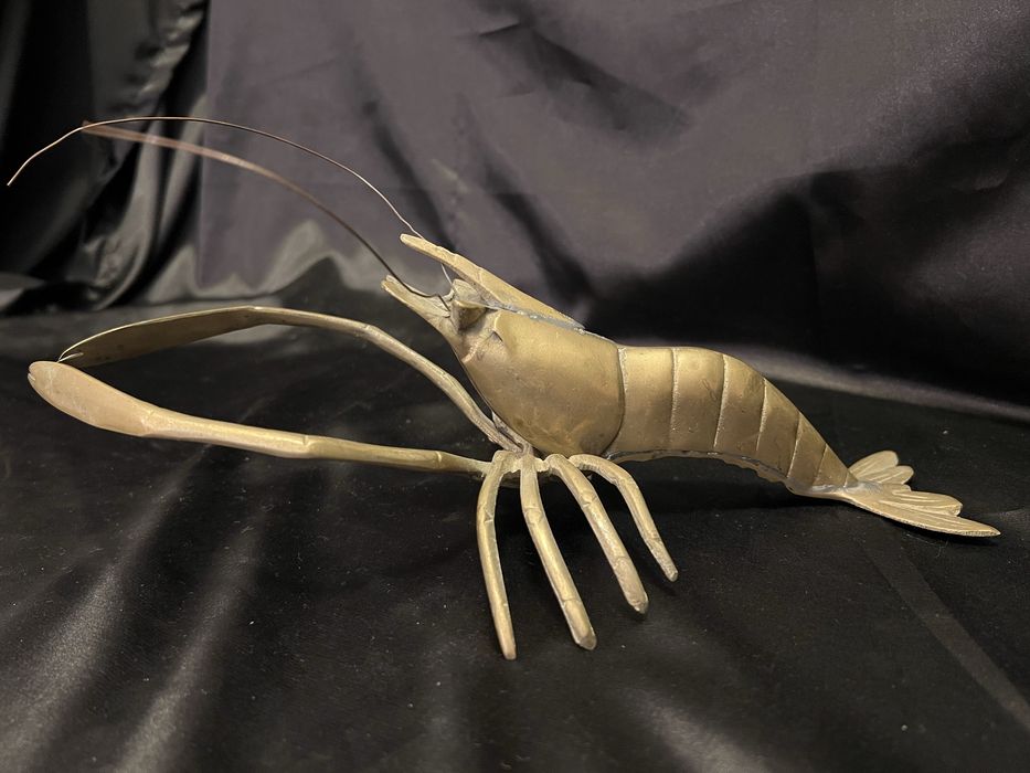 Decoratiune realizata din alama in forma de homar