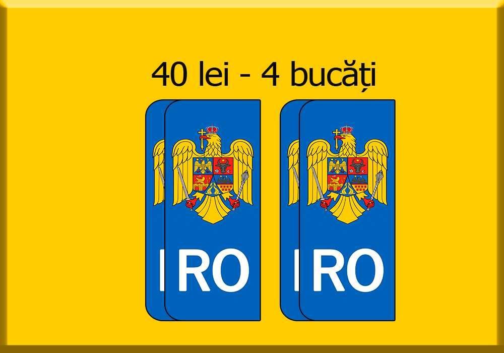 Sticker Stema Romaniei / Steagul Romaniei